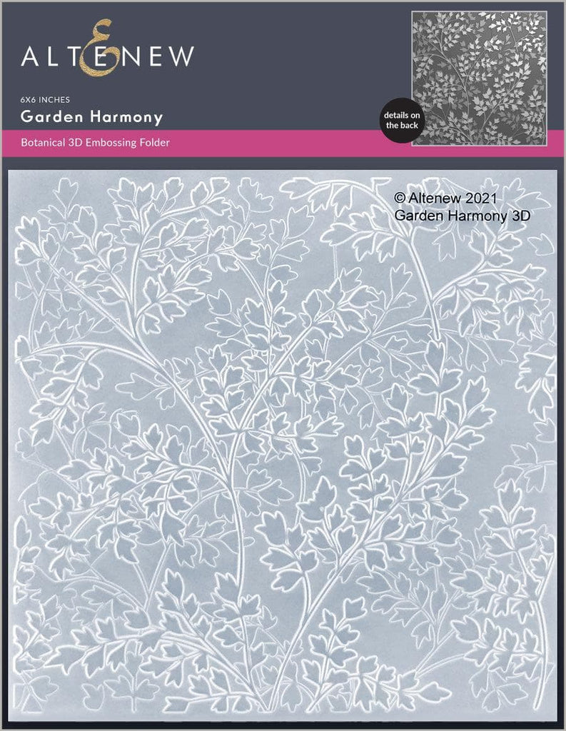 Altenew GARDEN HARMONY 3D Embossing Folder ALT4950