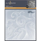 Altenew MIGHTY WAVES 3D Embossing Folder ALT6208