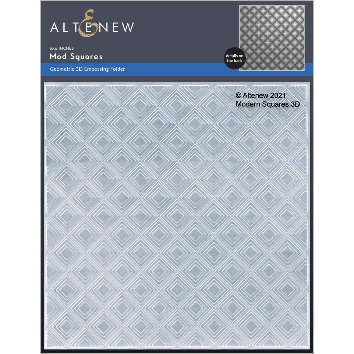 Altenew MOD SQUARES 3D Embossing Folder ALT4872