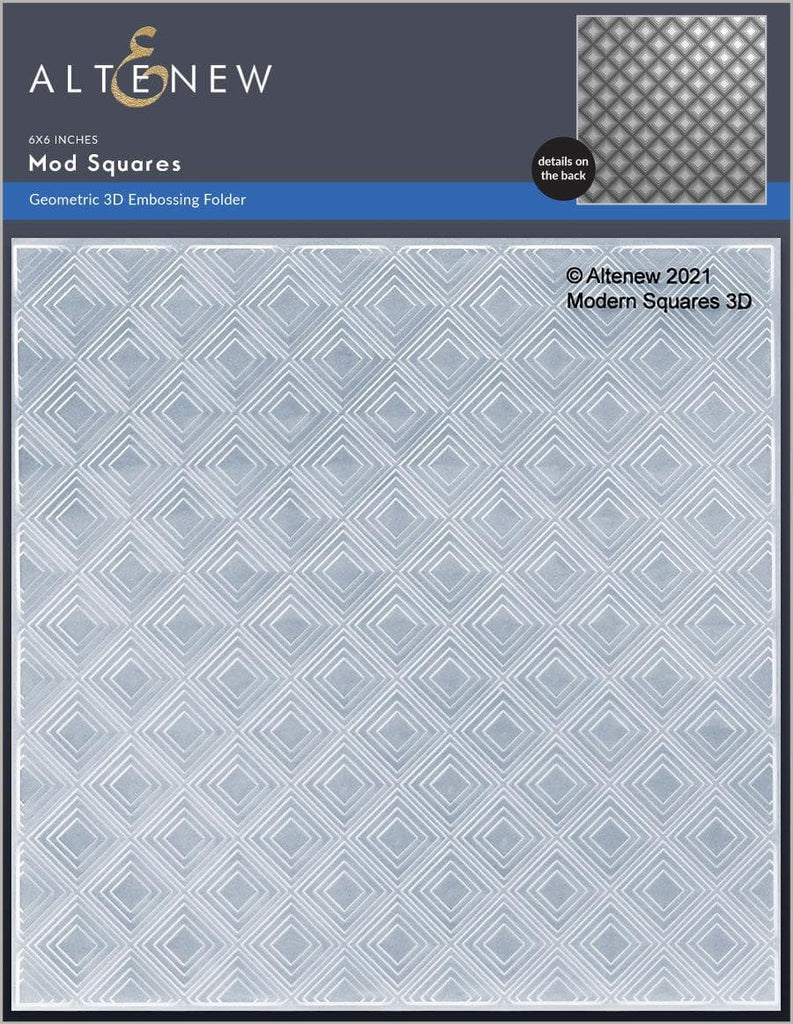 Altenew MOD SQUARES 3D Embossing Folder ALT4872