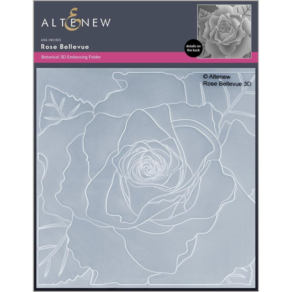 Altenew ROSE BELLEVUE 3D Embossing Folder ALT7468