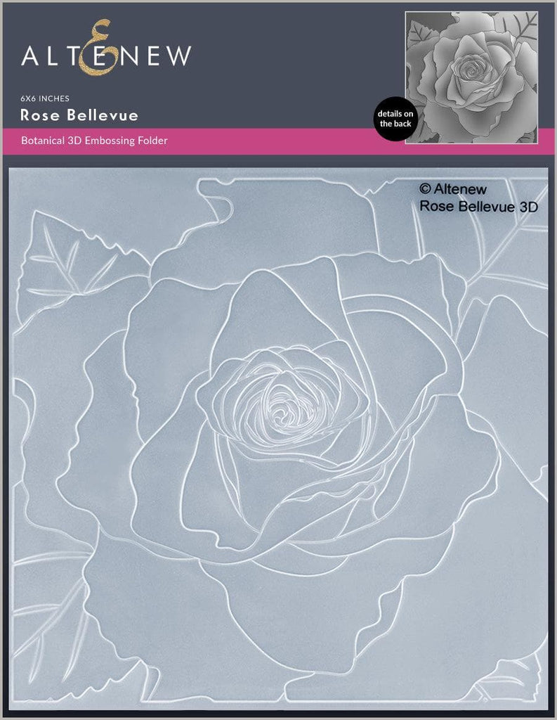 Altenew ROSE BELLEVUE 3D Embossing Folder ALT7468