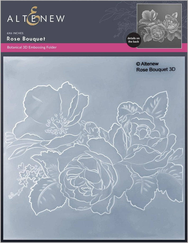 Altenew ROSE BOUQUET 3D Embossing Folder ALT6330