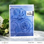 Altenew ROSE BOUQUET 3D Embossing Folder ALT6330 hello