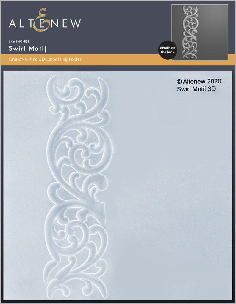 Altenew SWIRL MOTIF 3D Embossing Folder ALT4779