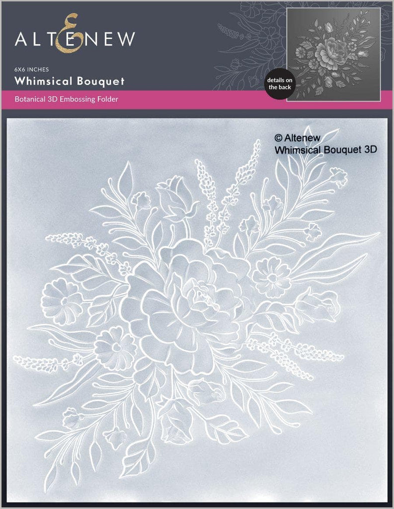 Altenew WHIMSICAL BOUQUET 3D Embossing Folder ALT6210