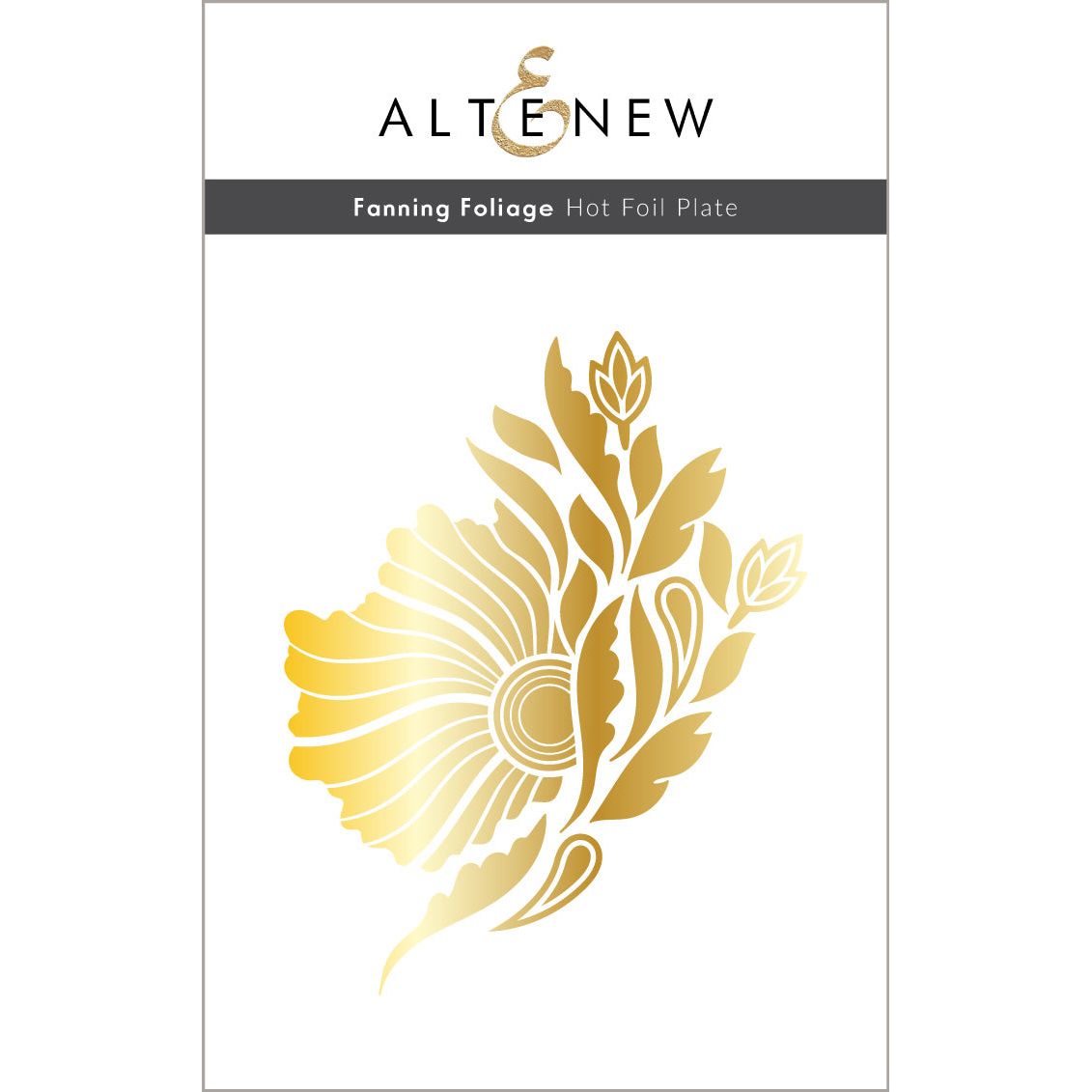 Altenew Fanning Foliage Hot Foil Plate alt8212