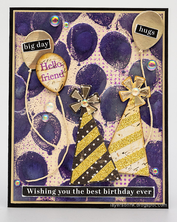 Simon Says Stamp Party Hat Wafer Dies sssd112879 Stamptember Birthday Card | color-code:ALT03