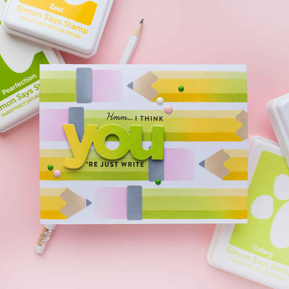Simon Says Stamp Pawsitively Saturated Ink Pad PEARFECTION ssk009 | color-code:ALT01