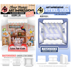 Art Impressions Pet Shop and Template Matchbook Stamps and Dies Bundle