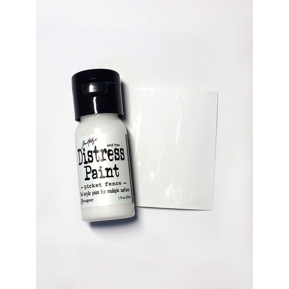 Tim Holtz Flip Top Distress Paint PICKET FENCE Ranger TDF53170 Color Swatch