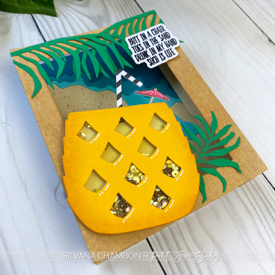 Kraft Paper Pineapple/Life Tree/Cat Shape Earring Card Kraft