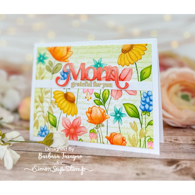 Simon Says Stamp! Simon Says Clear Stamps FLORAL GARDEN sss202304 | color-code:ALT02