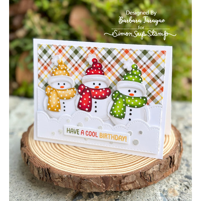Simon Says Stamp Bundled Snowman Wafer Dies 1527sd Birthday Card | color-code:ALT01