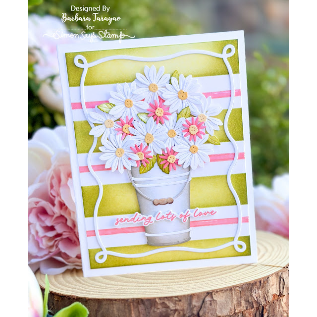 Simon Says Stamp Wildflower Bucket Wafer Dies s1124 Beautiful Moments Love Card | color-code:ALT08