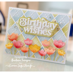 Simon Says Stamp Plentiful Petals Wafer Dies s871 Smitten Birthday Card | color-code:ALT05