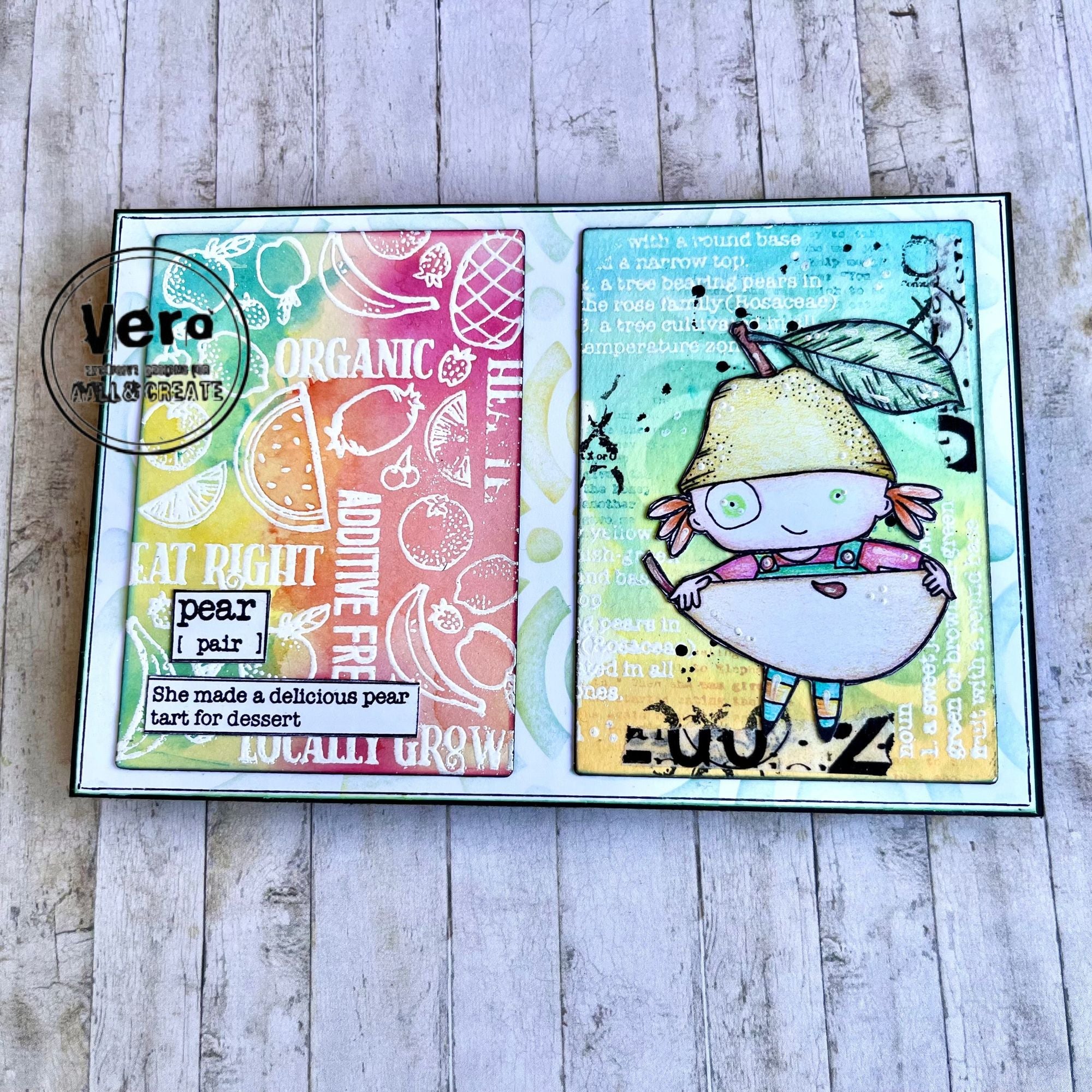 AALL & Create Smoothitastic A7 Clear Stamp 1033 pear