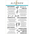 Altenew BEAUTIFUL INSIDE Clear Stamp Set ALT1760