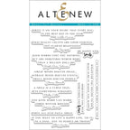 Altenew BEAUTIFUL QUOTES Clear Stamp Set ALT1103