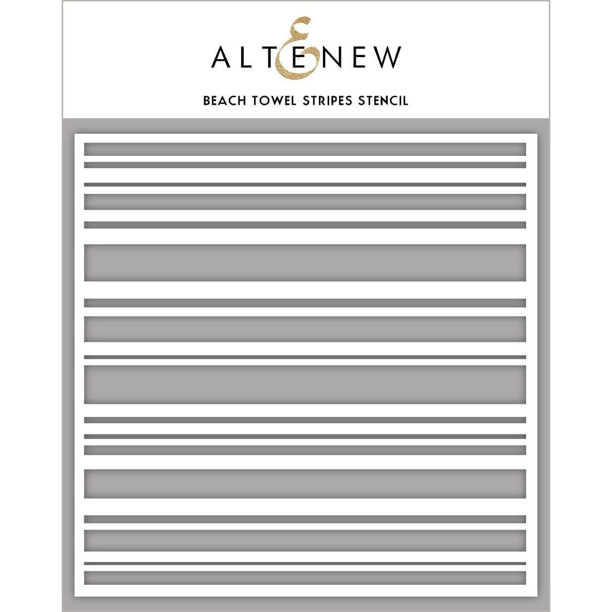 Altenew BEACH TOWEL STRIPES Stencil ALT3451