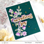Altenew Dainty Flowers Clear Stamps ALT7959 joy