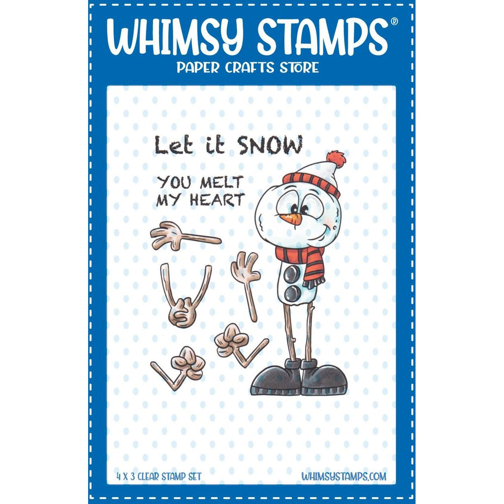 Whimsy Stamps Snowman Clear Stamps dp1126
