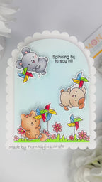 Simon Says Stamps and Dies Easy Breezy set1298eb Every Happiness Debbie Frank Interactive Card Video