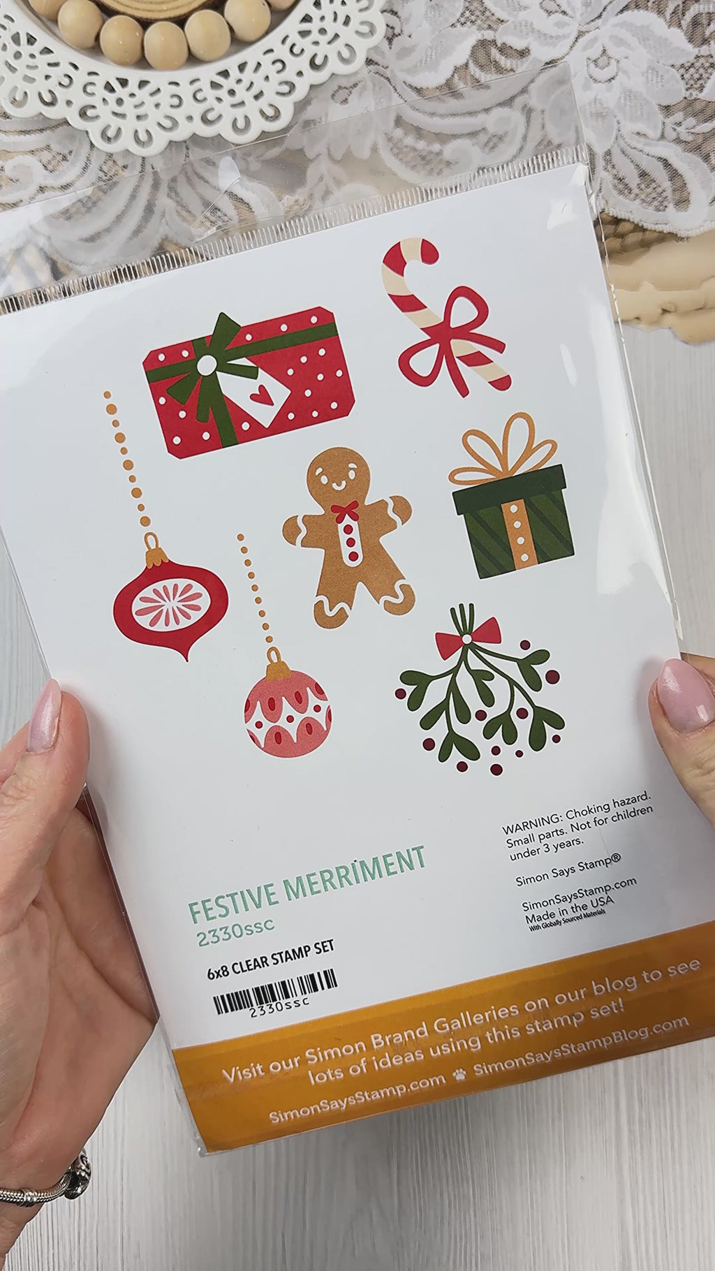 Simon Says Stamps and Dies Festive Merriment set1084fm And Everything Nice