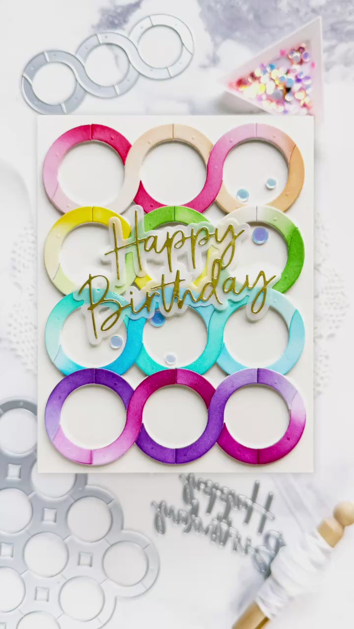 Simon Says Stamp Circle Quilt Wafer Dies 1423md STAMPtember