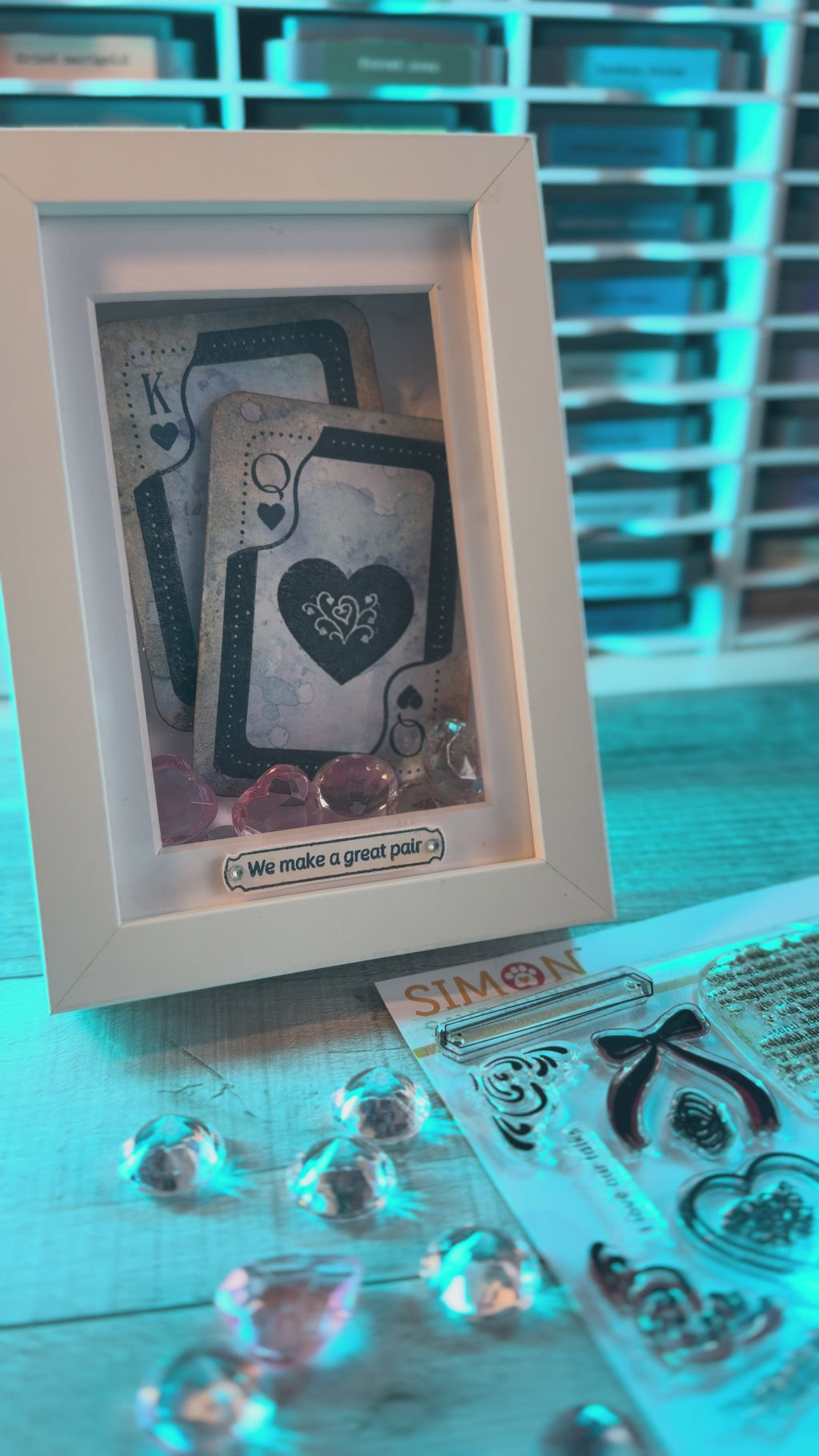 Simon Says Stamp Clear Stamps Heart Suite 2369ssc Heart to Heart