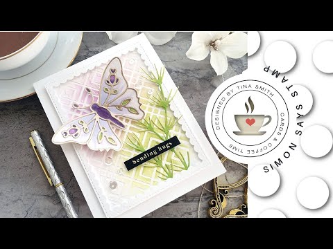 Simon Says Stamp Rose Winged Butterfly Wafer Die sssd112825