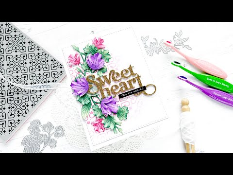 Simon Says Stamp Fancy Sweetheart Wafer Dies 1032sd Sweetheart