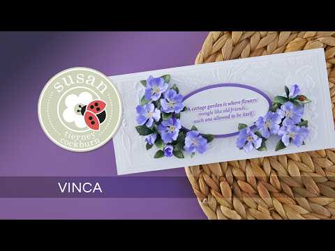 Spellbinders Vinca Etched Dies s2-477 video