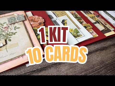 Simon Says Stamp Card Kit of the Month February 2025 Distressed Vintage Notes ck0225 *