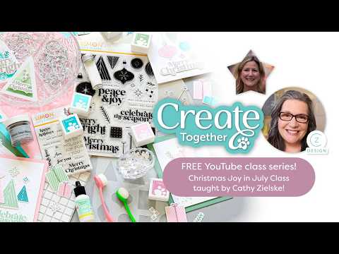 Simon Says Stamp CZ Design Christmas Joy in July Stamps Dies Stencil and Ink 🎄 Join Us LIVE for Christmas Joy in July with Cathy Zielske & Heidi!