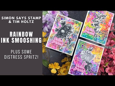 Tim Holtz Flower Shop Stamps with Simon Says Stamp Dies Bundle setfs24