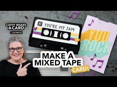 Concord & 9th Mix Tape Rewind Clear Stamp Set 12426 video