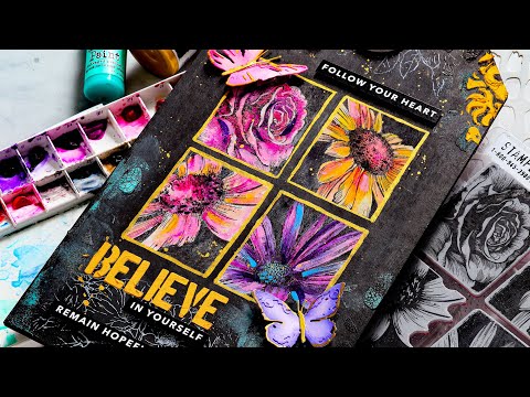 Tim Holtz Distress Texture Paste Opaque Ranger tda71297 Tim Holtz Gallery Tag Video