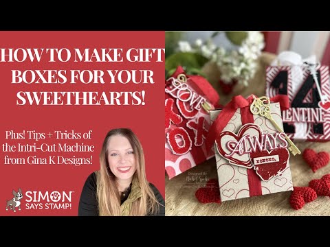 Ranger Embossing Powder Red EPJ36630 Valentine Gift Boxes Video