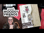 Ranger Simon Hurley Woodland Wildlife Clear Stamps And Dies Bundle Fancy Fold Card Video
