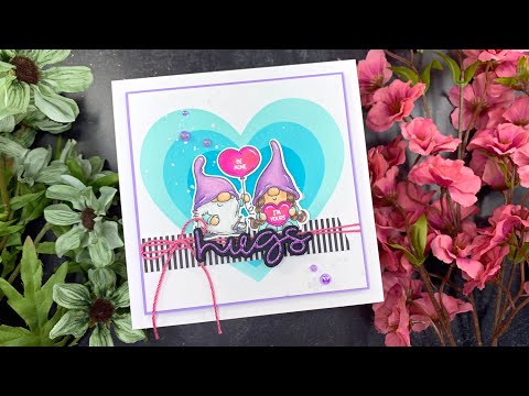 Trinity Stamps Blending Buddy Ink Brush tst-016 Gnome Hugs Valentine Card Video