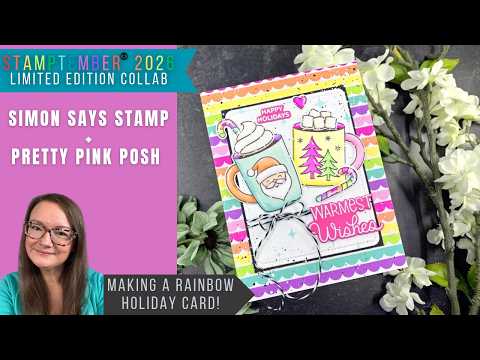 Pretty Pink Posh Warm Heart STAMPtember Exclusive Stamps And Dies Amy Rysavy Warm Heart Holiday Card | STAMPtember® Exclusive | Simon Says Stamp + Pretty Pink Posh
