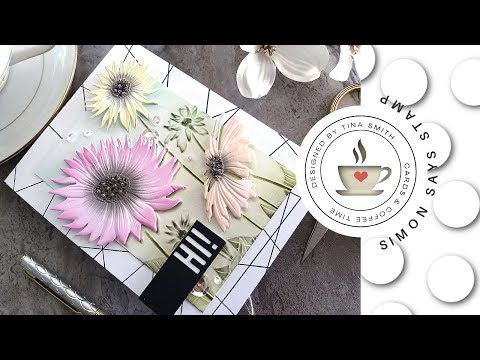 Simon Says Stamp Embossing Folder and Dies Splendid Daisies sfd316 Out of This World
