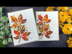 Simon Says Stamp BUCKEYE LEAF Wafer Die s801