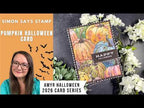 Simon Says Stamp A2 Postage Rectangles Wafer Dies 1370sd Pumpkin Halloween Card | Simon Says Stamp | AmyR 2026 Halloween Series #6