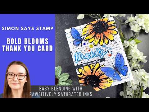 Simon Says Stamps and Dies A Little Artsy set1212la Bold Blooms | Simon Says Stamp Amy Rysavy