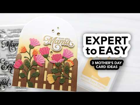 Simon Says Stamp Honeybell Floral Wafer Dies s1141 In My Heart Beautiful Handmade Mother's Day Cards for All Skill Levels CZ Design