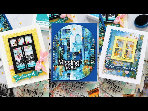 Simon Says Stamp Card Kit of the Month July 2025 Through the Window ck0725