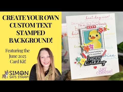 Simon Says Stamp Card Kit of the Month June 2025 Captured Joy ck0625