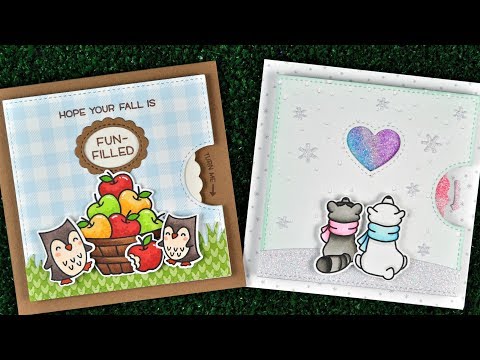 Lawn Fawn Reveal Wheel Square Add-On Die Cuts lf1791 video intro